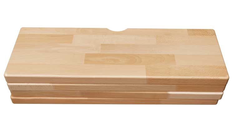 Treads in beech with natural oiled finished