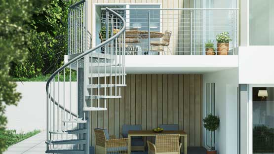 staircase for outdoor 