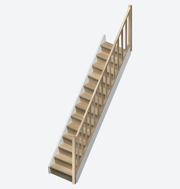 Staircase HELSINKI white White