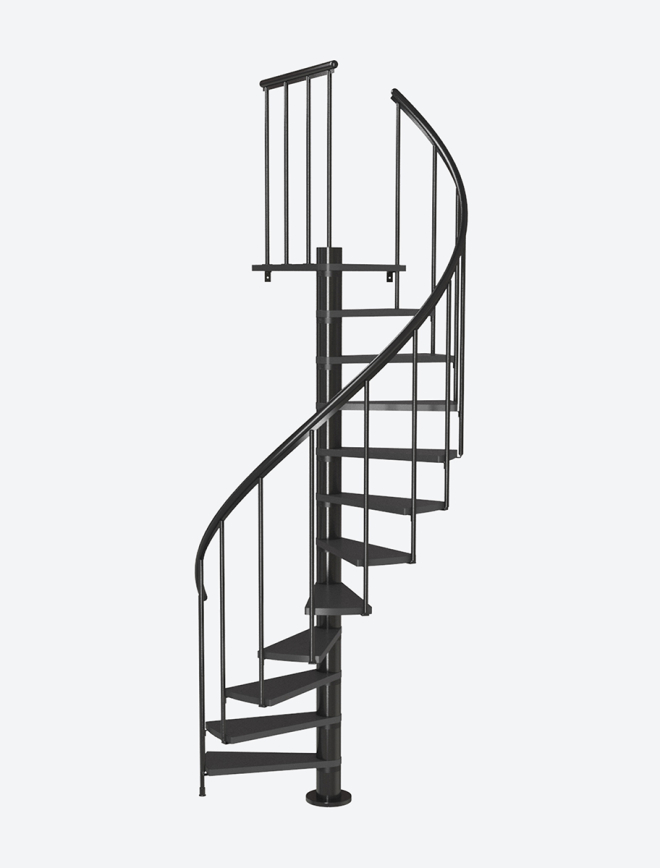 Spiraliniai laiptai CALGARY Anthracite