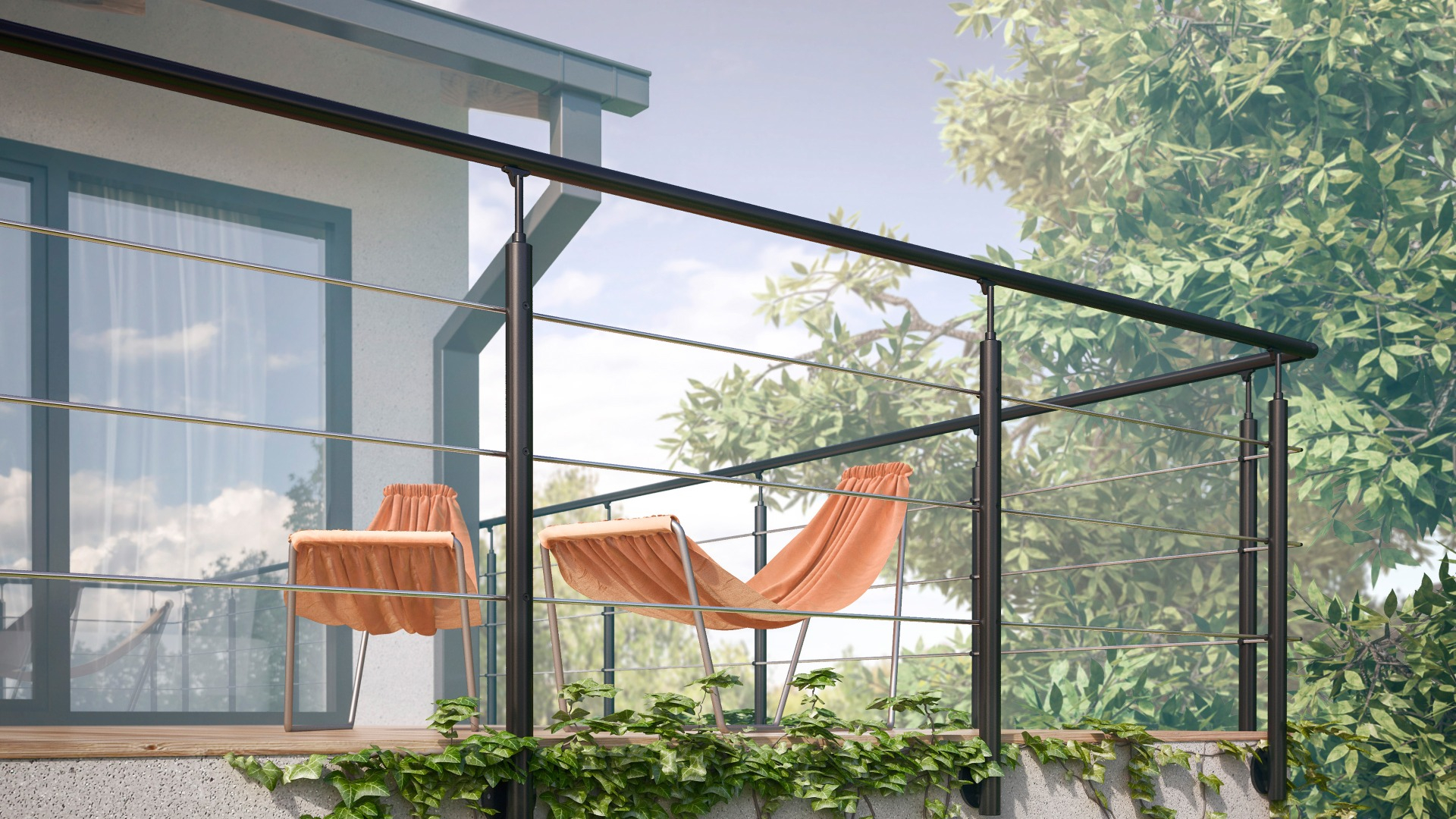 Balustrade kit PRO 3 Anthracite 