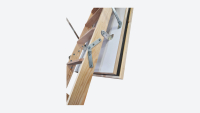 Fire-resistant loft ladder REI 60 